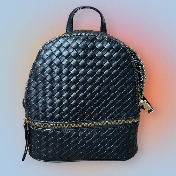 emperia mini backpack Emperia | Bags | Vegan Faux Leather Gold Accent Mini Backpack New With Tags